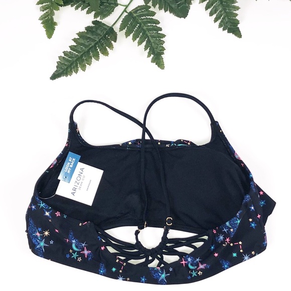 Arizona Swim Cosmic Print weave straps back Top XL - Picture 3 of 7